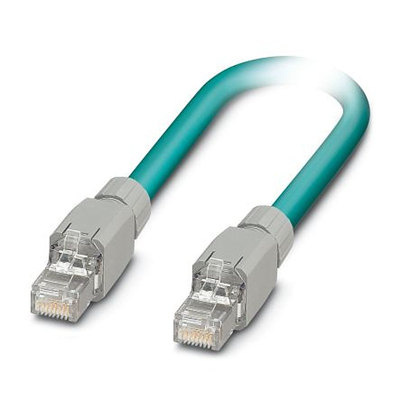 Phoenix Contact VS-IP20-IP20-94C/10, 10 m Cat5 Ethernet Cable, Black, Shielded 2 Polyurethane Sheath