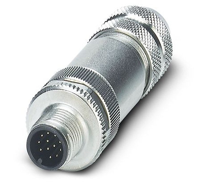 Phoenix Contact Circular Connector, 12 Contacts, Cable, M12 Connector, Plug, Male, IP67, SACC Series