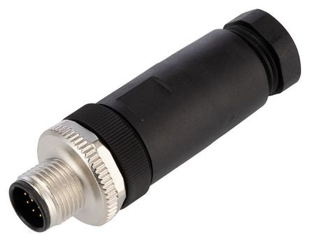Phoenix Contact Connector, 12 Contacts, Cable, M12 Connector, Plug, Male, IP67, SACC-M12MS-12SOL-PG 9-M Series