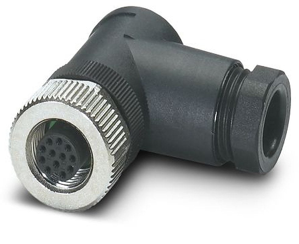 Phoenix Contact Connector, 12 Contacts, Cable, M12 Connector, Socket, Female, IP67, SACC-M12FR-12SOL-PG 9-M Series