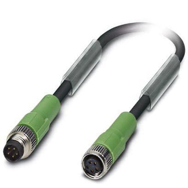Phoenix Contact Male 3 way M8, Straight to Female M8 Sensor Actuator Cable, 600 mm