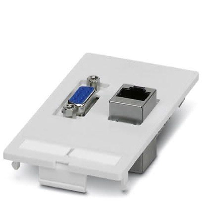 Phoenix Contact Cat5e RJ45 Data Front Plate Shielded Shield Type