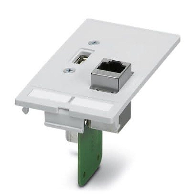 Phoenix Contact Cat5e RJ45 Data Front Plate Shielded Shield Type