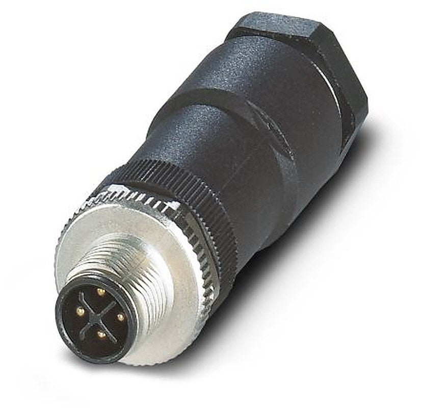Phoenix Contact Circular Connector, 4 Contacts, Cable, M12 Connector, Plug, Male, IP67, SACC Series