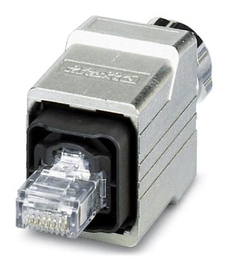 Phoenix Contact VS-PPC-C1-RJ45-MNNA-PG9-4Q5-B Series RJ45 Connector Male, Cable, Cat5 Shielded Straight 1 Port 4 Way