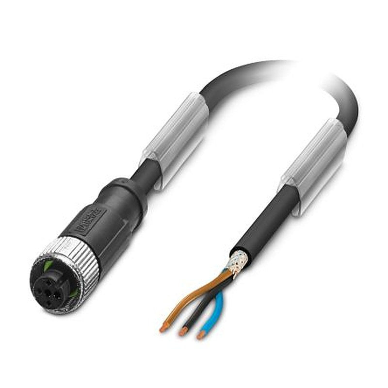 Phoenix Contact Free Cable End to Female M12, Straight Sensor Actuator Cable, 20 m