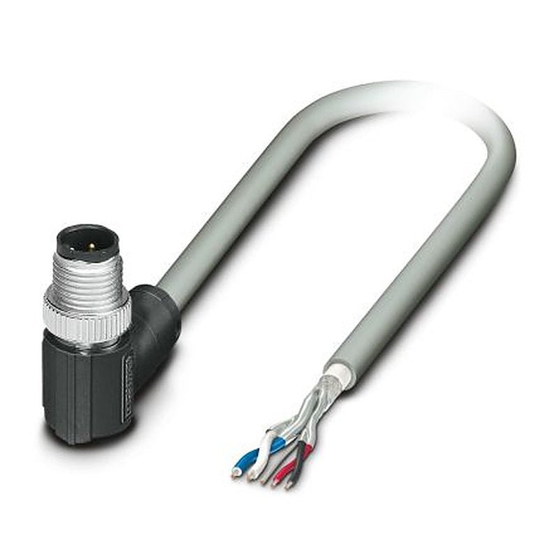 Phoenix Contact Male 5 way Right Angle to 4 way Unterminated Bus Cable, 5 m