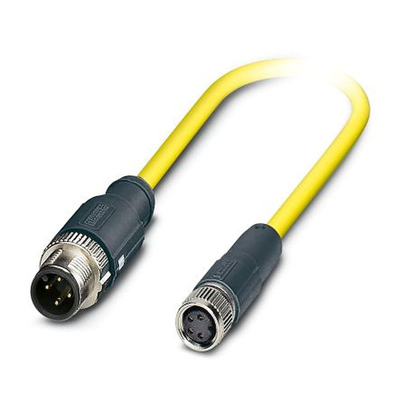 Phoenix Contact Male 4 way Straight to Female 4 way Straight Sensor Actuator Cable, 500 mm