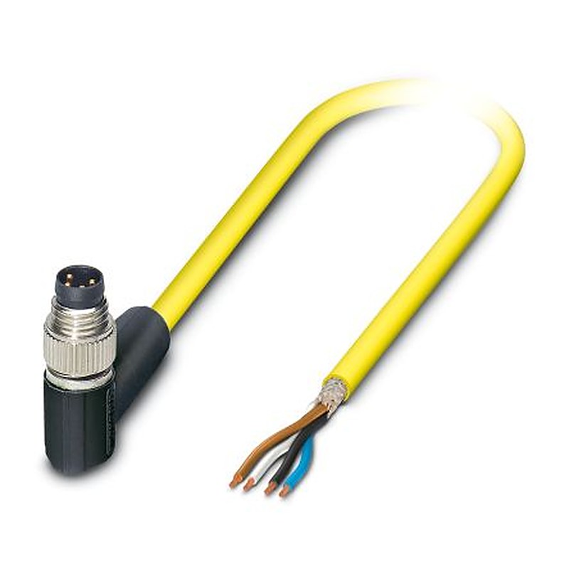 Phoenix Contact Male 4 way Right Angle to 4 way Unterminated Sensor Actuator Cable, 10 m
