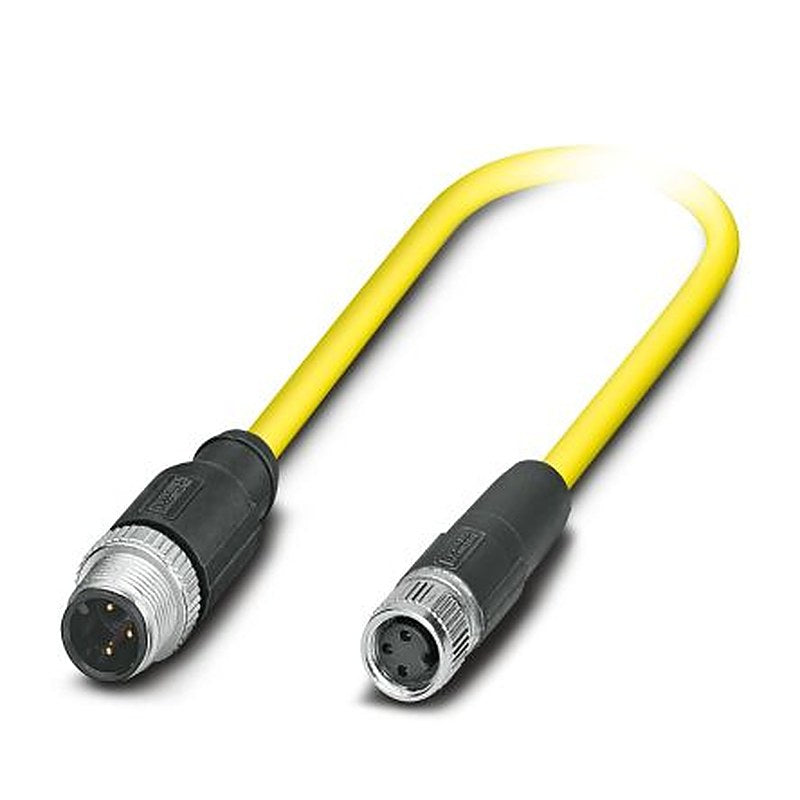 Phoenix Contact Male 3 way Straight to Female 3 way Straight Sensor Actuator Cable, 500 mm