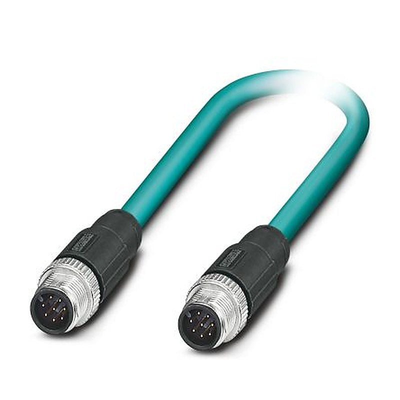 Phoenix Contact NBC-MS/ 2.0-94B/MS SCO US, 2 m Cat5 Ethernet Cable, Blue, Shielded 2 Polyvinyl Chloride Sheath