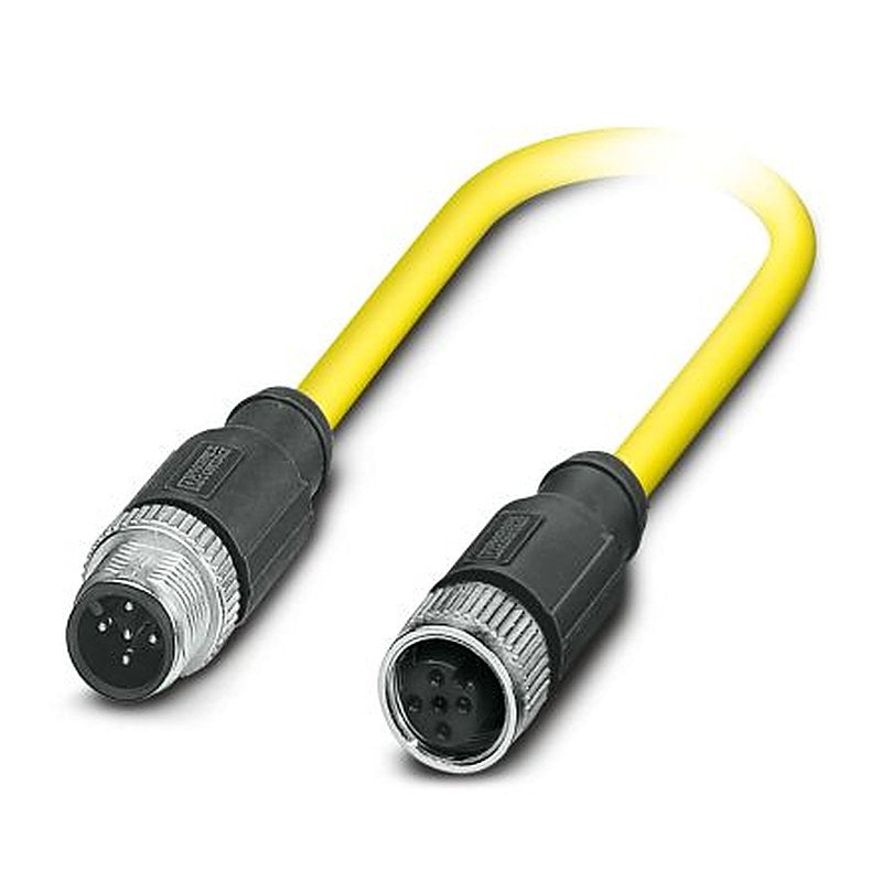 Phoenix Contact Male 5 way Straight to Female 5 way Straight Sensor Actuator Cable, 1.5 m