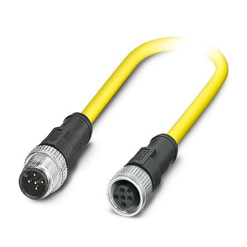 Phoenix Contact Male 5 way Straight to Female 5 way Straight Sensor Actuator Cable, 1.5 m
