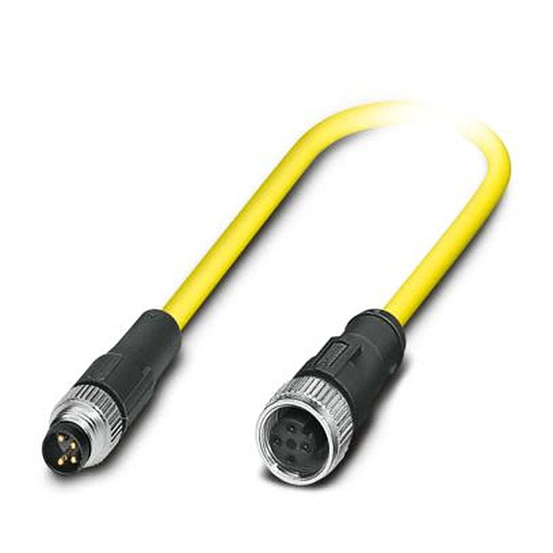 Phoenix Contact Male 4 way Straight to Female 4 way Straight Actuator/Sensor Cable, 500 mm