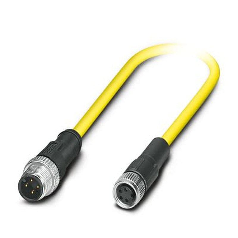 Phoenix Contact Male 4 way M12, Straight to Female 4 way M8, Straight Actuator/Sensor Cable, 500 mm