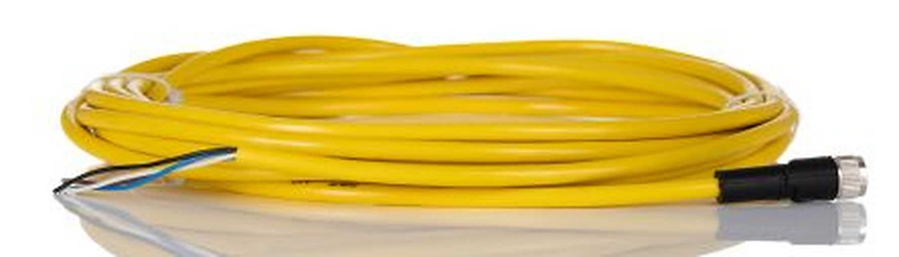 Phoenix Contact Female 4 way Straight to 4 way Unterminated Sensor Actuator Cable, 5 m