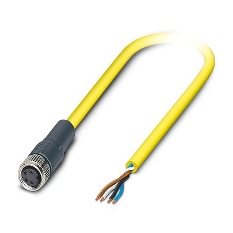 Phoenix Contact Female 4 way M8 to 4 way Unterminated Sensor Actuator Cable, 2 m