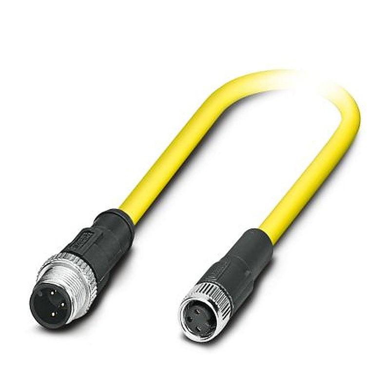 Phoenix Contact Male 3 way M12, Straight to Female 3 way M8, Straight Sensor Actuator Cable, 1.5 m