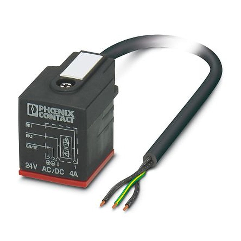 Phoenix Contact Male 3 way Straight to 3 way Unterminated Sensor Actuator Cable, 3 m