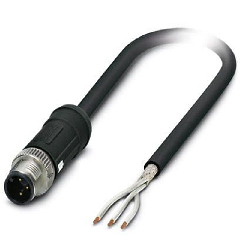 Phoenix Contact Male 3 way M12, Straight to Unterminated Sensor Actuator Cable, 10 m