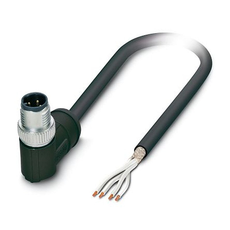 Phoenix Contact Male 4 way M12 to Unterminated 4 way Free Cable End Sensor Actuator Cable, 5 m