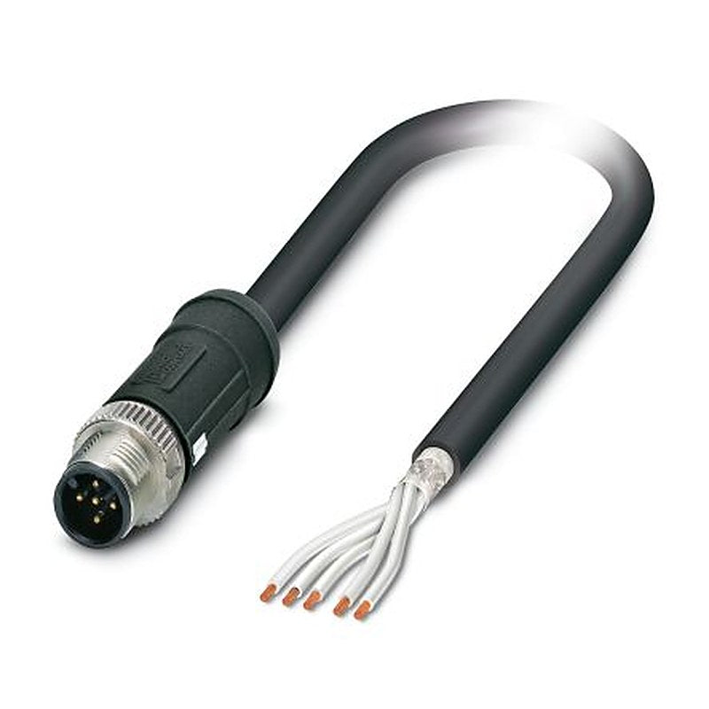 Phoenix Contact Male 5 way M12 to 5 way Unterminated Sensor Actuator Cable, 2 m