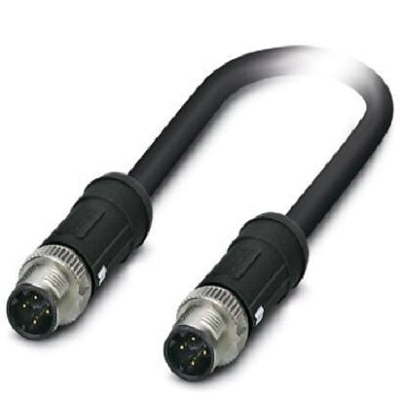 Phoenix Contact NBC, 5 m Cat5 Ethernet Cable, Black, Shielded 4 Screened PEX Sheath