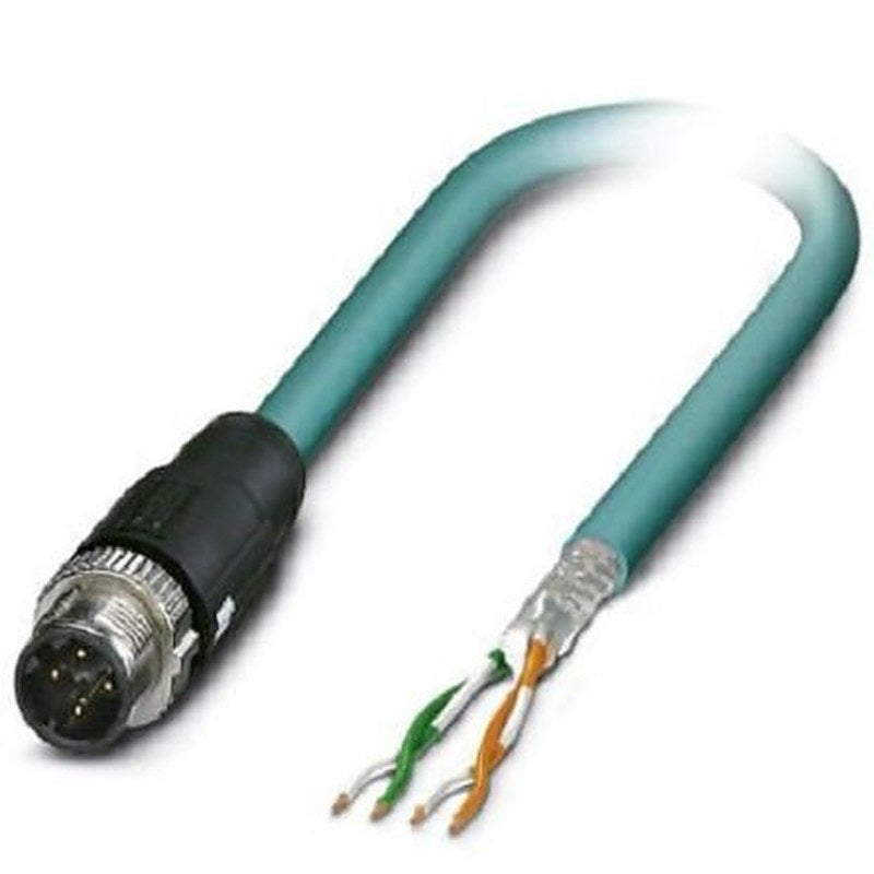 Phoenix Contact NBC, 5 m Cat5 Ethernet Cable, Blue, Shielded 4 Screened Thermoplastic Polyurethane Sheath