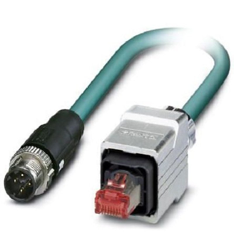 Phoenix Contact, 5 m Cat5 Ethernet Cable, Blue, Shielded 4 Screened Polyurethane Sheath