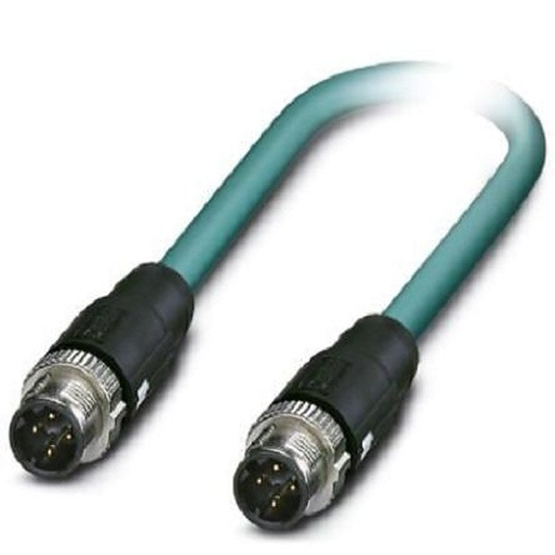 Phoenix Contact NBC, 10 m Cat5 Ethernet Cable, Blue, Shielded 4 Screened Polyurethane Sheath