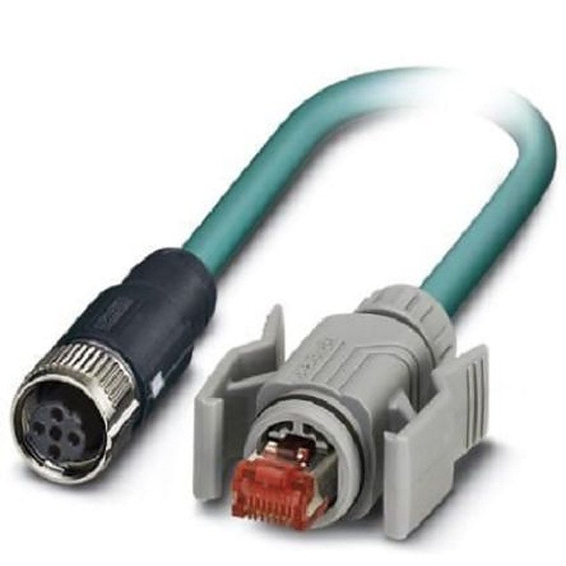 Phoenix Contact NBC, 5 m Cat5 Ethernet Cable, Blue, Shielded 4 Screened Polyurethane Sheath