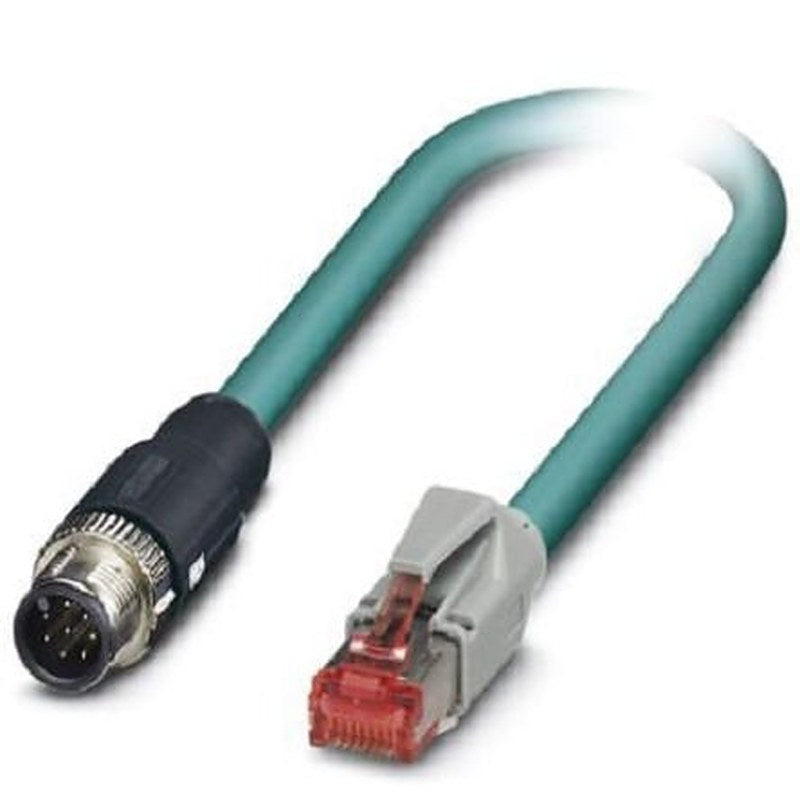 Phoenix Contact NBC, 10 m Cat5 Ethernet Cable, Blue, Shielded 8 Screened Polyurethane Sheath
