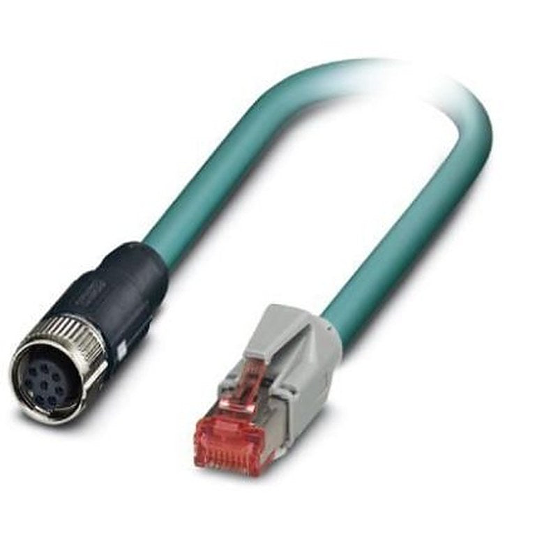 Phoenix Contact NBC, 5 m Cat5 Ethernet Cable, Blue, Shielded 8 Screened Polyurethane Sheath