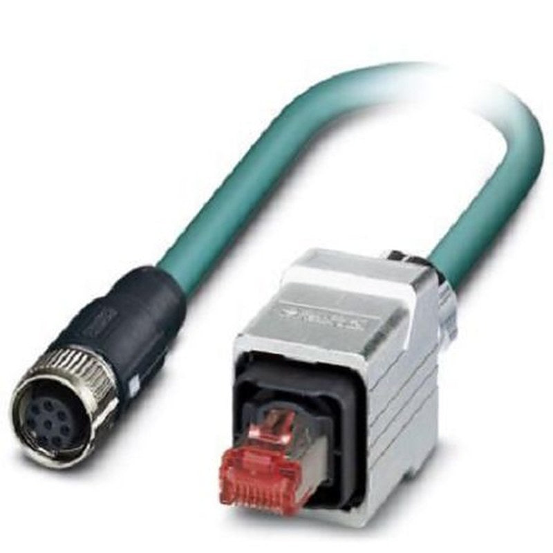 Phoenix Contact Ethernet CAT5, 5 m Cat5 Ethernet Cable, Blue, Shielded 8 Screened Polyurethane Sheath
