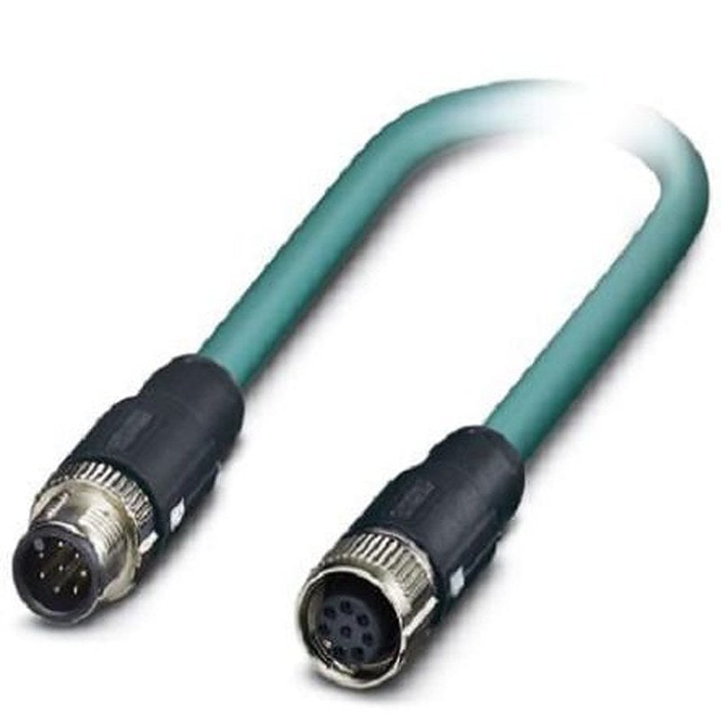 Phoenix Contact NBC, 2 m Cat5 Ethernet Cable, Blue, Shielded 1 Screened Polyurethane Sheath