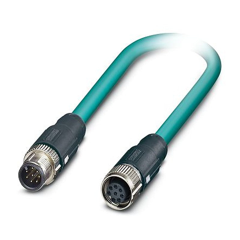 Phoenix Contact Cat5, 5 m Cat5 Ethernet Cable, Blue, Shielded 2 Polyurethane Sheath