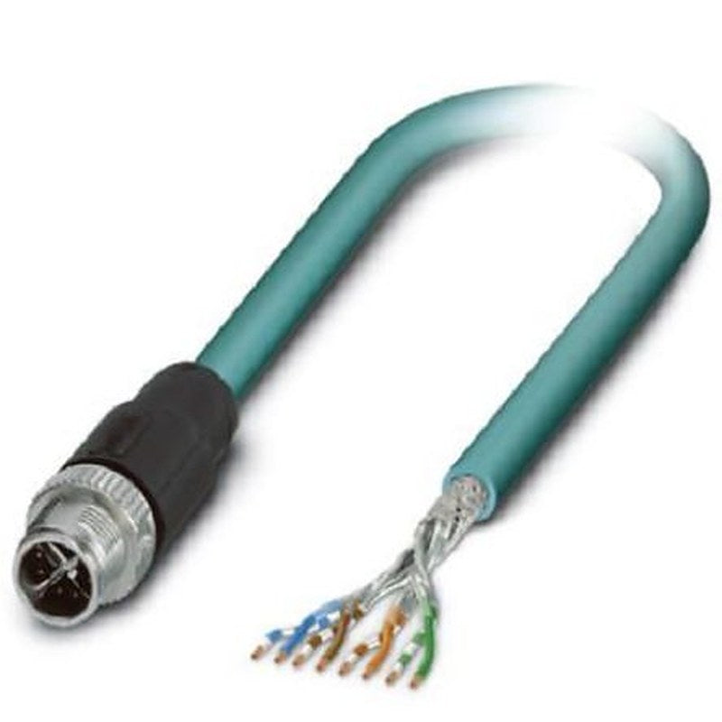 Phoenix Contact NBC, 2 m Cat6a Ethernet Cable, Blue, Shielded 8 Screened Polyurethane (Outer Sheath), Thermoplastic