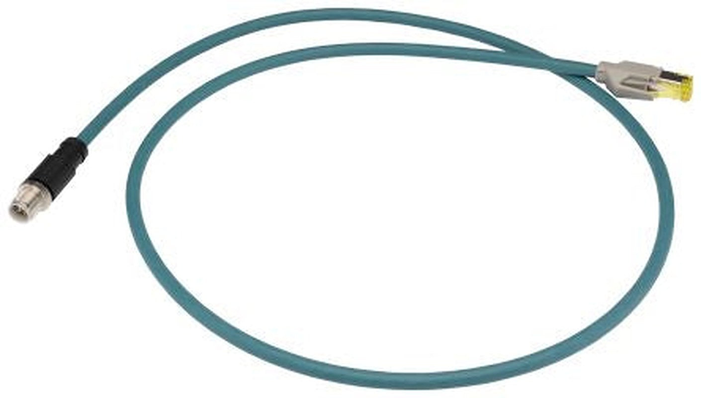Phoenix Contact, 1 m Cat6a Ethernet Cable, Blue, Shielded 2 Polyurethane Sheath