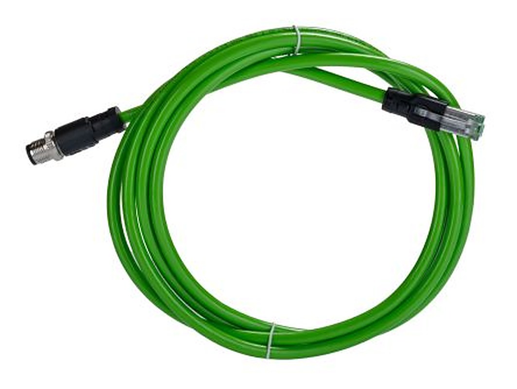 Phoenix Contact NBC, 2 m Cat5 Ethernet Cable, Green, Shielded 4 Screened Polyvinyl Chloride Sheath