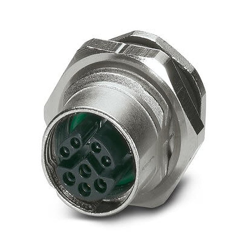 Phoenix Contact Connector, 8 Contacts, Rear, M12 Connector, Socket, Female, IP67, SACC-DSI-FSY-8CON-M16-L180 SCO Series