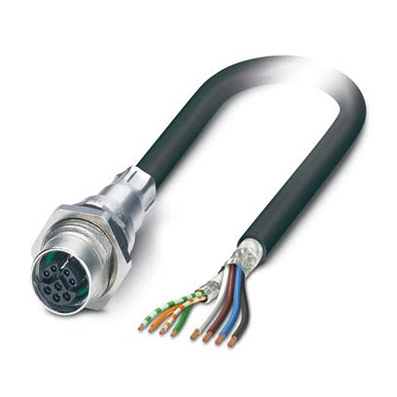 Phoenix Contact Circular Connector, 8 Contacts, Rear, M12 Connector, Socket, Female, IP65, IP67, VS Series