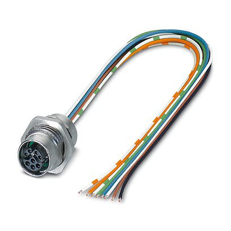 Phoenix Contact, VS IP67 Silver Industrial Power Connector, 8, Rated At 500mA, 50V ac/dc