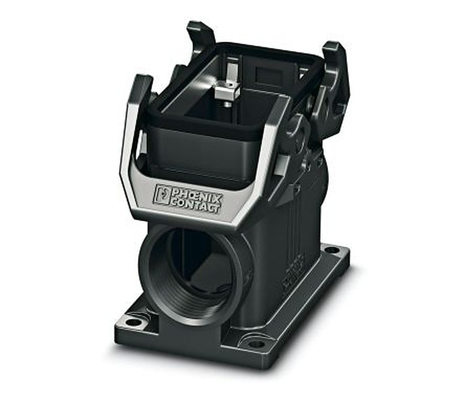 Phoenix Contact HC-EVO-B10-SHWD-2SSM32-PLRBK Series Heavy Duty Power Connector Housing, 1407638