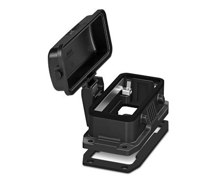 Phoenix Contact HC-EVO-B16-BFDC-PLRBK Series Heavy Duty Power Connector Housing, 1407649