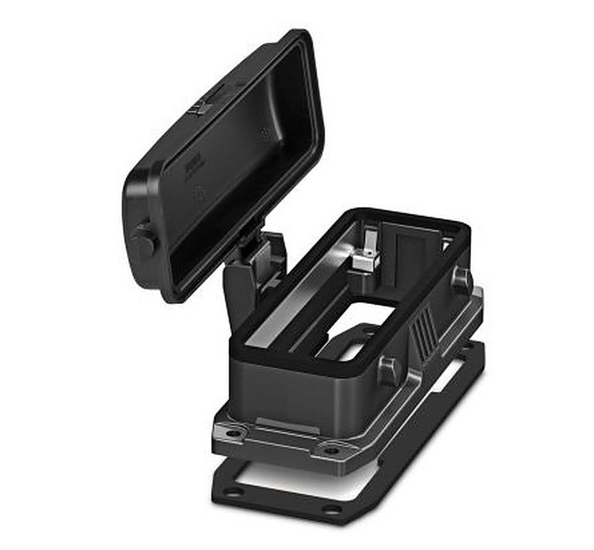 Phoenix Contact HC-EVO-B24-BFDC-PLRBK Series Heavy Duty Power Connector Housing, 1407662