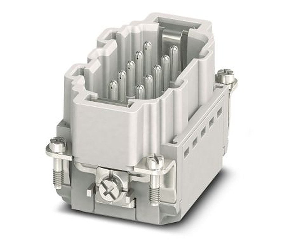 Phoenix Contact HC-B10 Series Heavy Duty Power Connector Insert, 10-Contact, 2 Row, 1407730