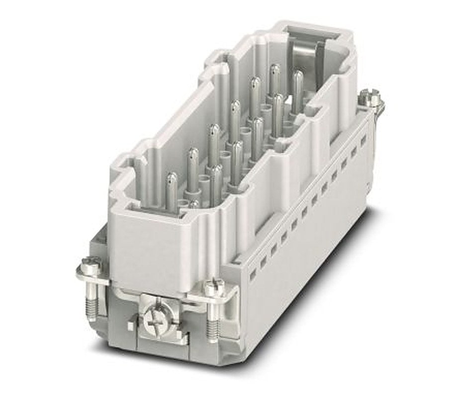 Phoenix Contact HC-HV10-I-PT-M Series Heavy Duty Power Connector Insert, 12-Contact, 2 Row, 1407741