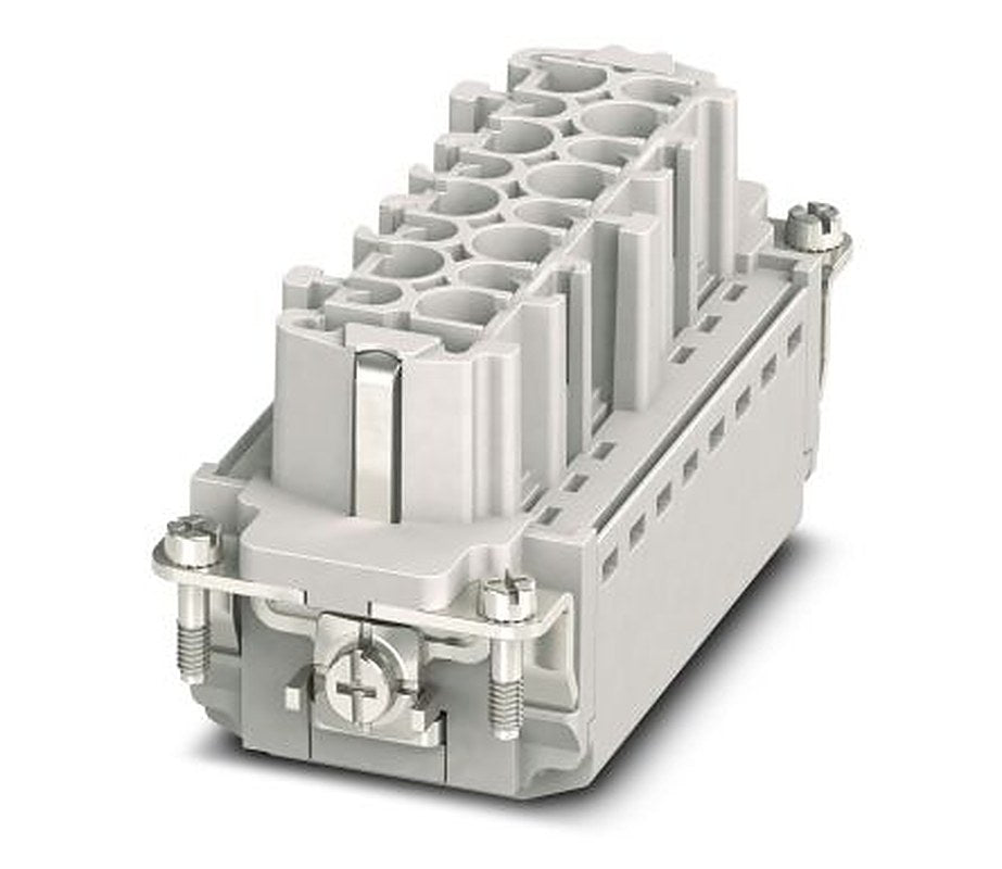 Phoenix Contact HC-HV06-I-PT-F Series Heavy Duty Power Connector Insert, 8-Contact, 2 Row, 1407744