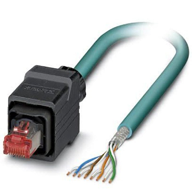 Phoenix Contact VS, 5 m Cat5 Ethernet Cable, Blue, Shielded Screened Polyurethane Sheath