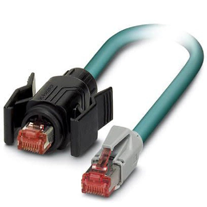 Phoenix Contact VS, 5 m Cat5 Ethernet Cable, Blue, Shielded 8 Screened Polyurethane Sheath